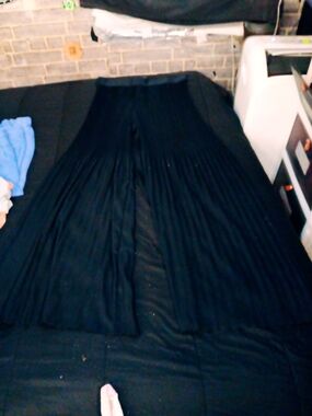 Black Label Black Pleated Maxi Skirt